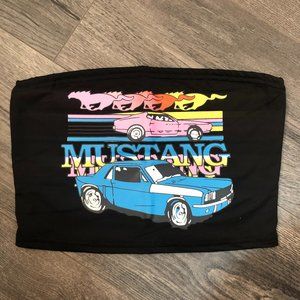 Black Mustang tube top